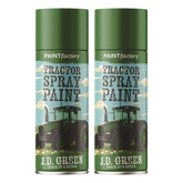 2X - Tractor Spray Paint John Deere Green 400ml Spray Paint